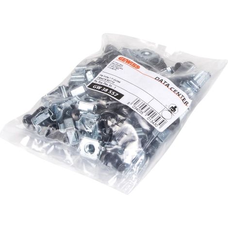KIT OF M6 CAGE NUTS AND SCREWS FOR FAST. GEWISS GW38557