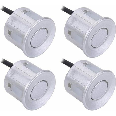 Jeffergarden 4 pièces/ensemble capteurs d'aide à l'inversion de stationnement de voiture sonde Radar pièces d'assistance de sauvegarde argent