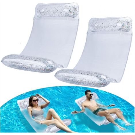 4-in-1 Pool Hammock Net: Inflatable Mattress & Lounger - 100% Fun Relaxation Accessory (1/5)
