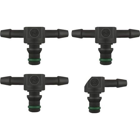 4 Pièces Connecteur Retour Gasoil Injecteur,Connecteur Retour Injecteur,Connecteur Renvoi De Gasoil Injecteur Voiture,Retour Injecteur Gasoil Common Rail,Adaptés Aux Tuyaux Hydrauliques (1/5)