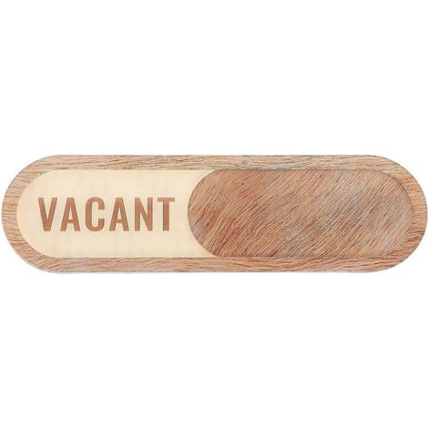 Panneau « Réservé » en acrylique, panneau de confidentialité pour porte coulissante, panneau indicateur pour restaurant/conférence
