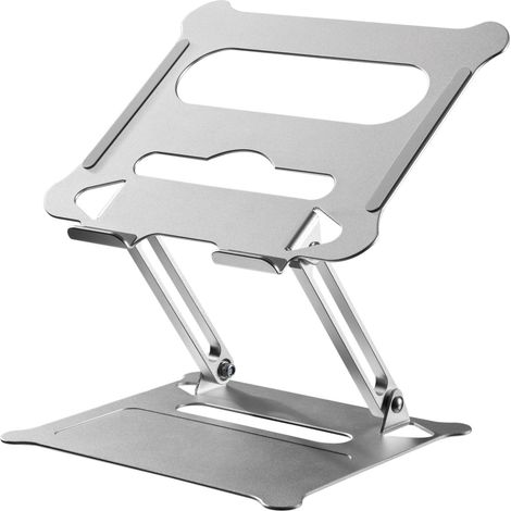 CAVO Laptop-Ständer geeignet für Laptops, Notebooks, Tablets: 11 bis 15" (Zoll), Traglast 5 kg, faltbar, höhenverstellbar, Aluminium