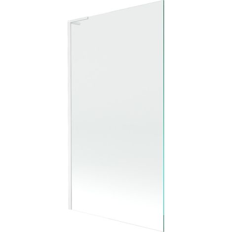 Mexen Next L mampara de baño de 1 hoja 100 x 150 cm, transparente, blanca - 895-100-000-03-00-20 (1/5)