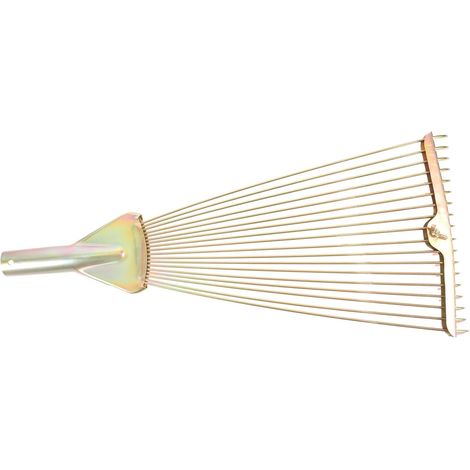 Râteau Multifonction en Acier Robuste Pliable pour Jardinage, Ramassage Feuilles Mortes, Décompactage Sol, Outil Manuel Pratique pour Pelouse et Entretien Extérieur (1/5)