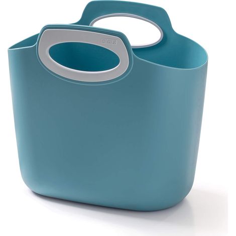 GF Garden for 2 Everyday Borsa-Contenitore in Plastica Morbida, con Maniglie, Blu (1/5)