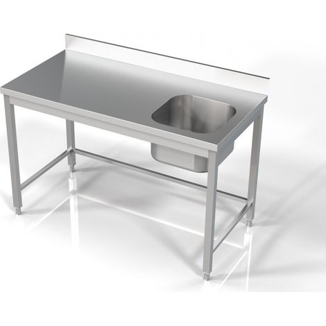 Bloc évier ouvert à droite 1400x700 - Combisteel (1/2)