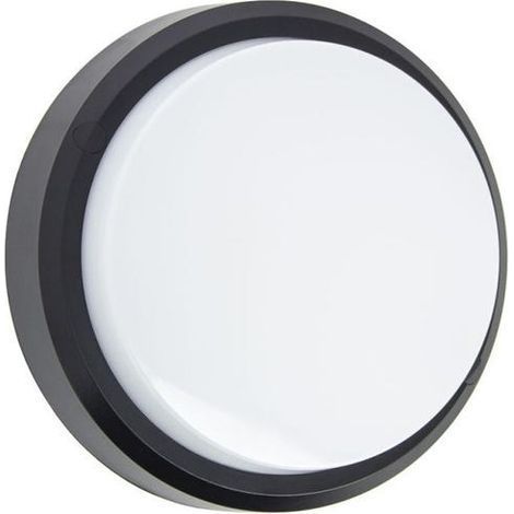 Runde schwarze LED-Wandleuchte, 1500 Lumen, Farbtemperatur: Warmweiß, Neutralweiß, Kaltweiß (1/5)