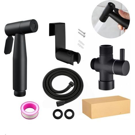 Pistolet à peinture portatif en acier inoxydable 304 – Tuyau de 1,5 mètre – Inverseur à 4 points – Économie d'eau et contrôle du débit (1/5)