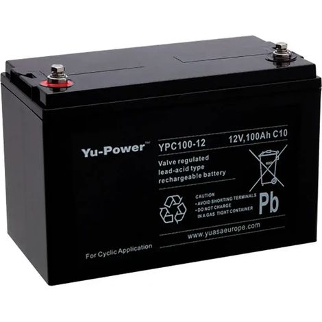 Batería Yuasa YPC100-12 100Ah 12V