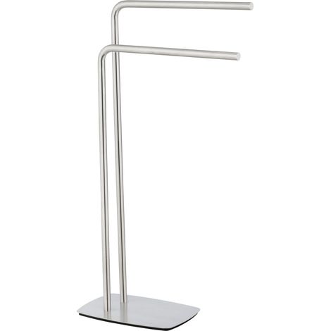 Porte-serviettes à 2 barreaux, acier inoxydable mat, IRIA, WENKO (1/6)