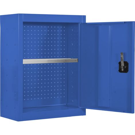 Armario Herramientas CABINET Tools con Estante Monobloque 650x500mm azul