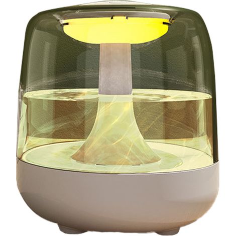 440-ml-USB-Luftbefeuchter – Großer Wassertank, 7 Farben, automatische Abschaltung – Für Schlafzimmer und Büro, Weiß