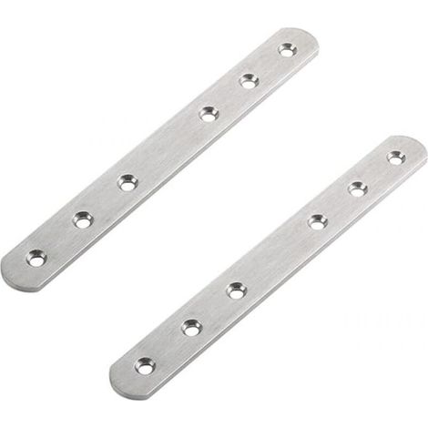 2er-Set Flachfugenplatten 175 x 20 cm Edelstahl zur Reparatur von Holz- und Metallmöbeln MUMU (1/4)