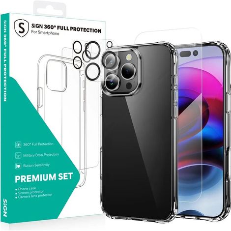 Paquete de protección completa SiGN 360 para iPhone 16 Pro Max