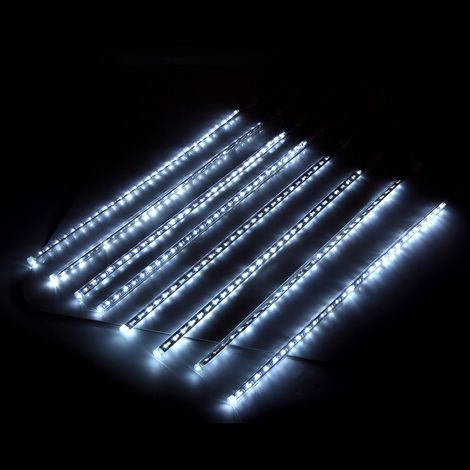 Wasserdichte SMD2835 LED-Lichterkette mit 8 Röhren, 50 cm, weiß, EU-Stecker (1/5)