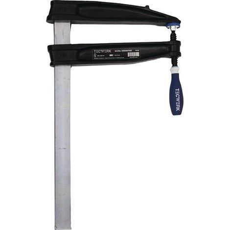 TECWERK Tiefspannschraubzwinge Spann-W.600mm A.200mm 3K-Griff 35x11mm TECWERK