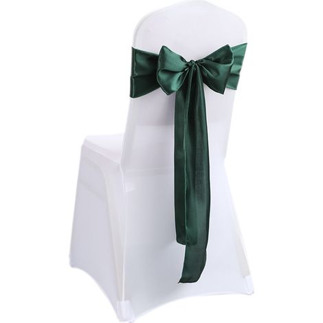 Sash Pour Chaise - Satin 17 x 275 cm - Pour Mariage Banquet Décoration Intérieure - Lot de 10 (1/5)