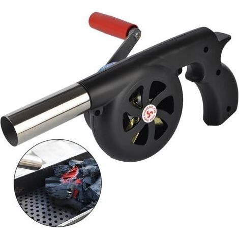 Ventilateur manuel pour barbecue, outil de camping et de pique-nique (1/4)