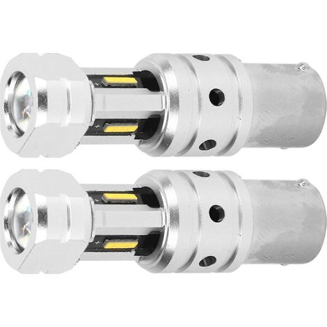 Ampoules LED 1156 de 2400 lm et 100 W pour feux de recul, clignotants et indicateurs.