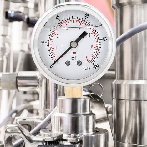 TSPGG6047bar 1/4BSP Y60 Radial-Öldruckmessgerät zur Druckmessung (1/5)