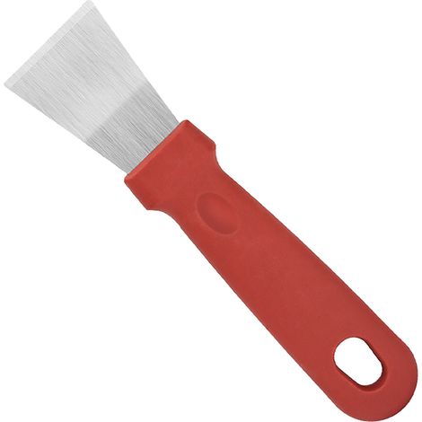 Küchenabzugshaubenschaber aus Edelstahl, kleiner Schaber, multifunktionales Reinigungswerkzeug für Küche und Kühlschrank (1/5)