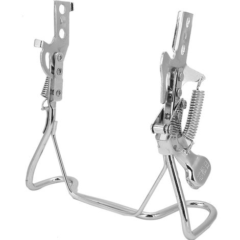 Support de stationnement pour vélo électrique, double béquille arrière avec base stable pour garage