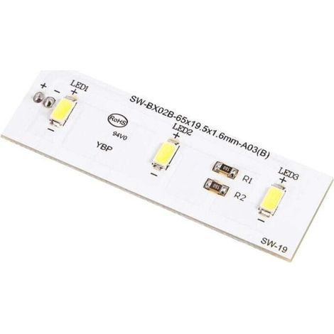 Barre LED pour Réfrigérateur Remplacement Lumineuse Pièce Réparation ZBE2350HCA SW-BX02B (1/4)