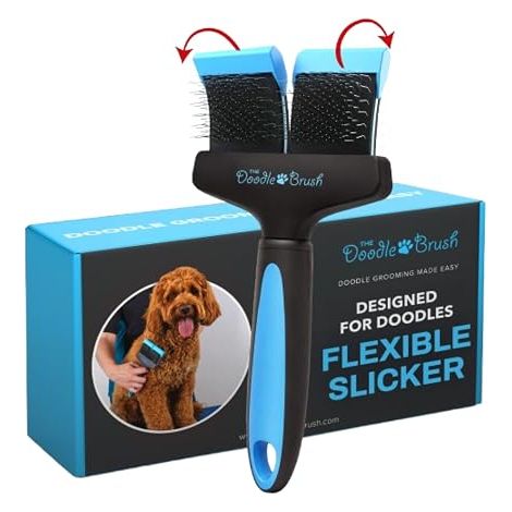 Brosse Lissante Double Tête pour Chiens (1/5)
