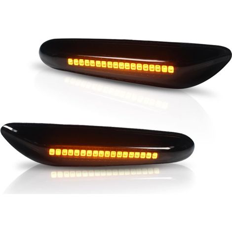 Pour E81/E82/E87/E88 E90/E91/E92/E93/E46 M3 E60/E61 1 3 5 X Série Feux De Position Latéraux Avant Ampoule De Clignotant De Voiture Ambre Clignotants auto (1/5)