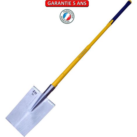 OUTILS PERRIN Louchet Senlis de 28 cm emmanché composite 1,10 m - rebords montés (1/2)