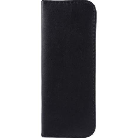 Boîte de rangement professionnelle en cuir PU avec fermeture éclair pour deux ciseaux de coiffure, idéale pour les outils. (1/5)