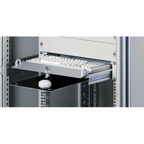 [NEUWERTIG] B-Ware Rittal 7281.035 19 Zoll Netzwerkschrank Schublade Tastaturschublade Lichtgrau