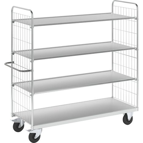 Kongamek, Chariot à tablettes polyvalent, avec 4 tablettes, (1/5)