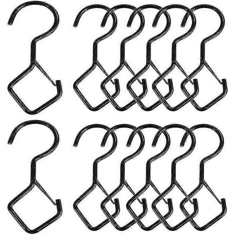 Lot de 12 supports de cadre en acier inoxydable en forme de S pour tableaux et miroirs - ZZY-AquaForge (1/4)