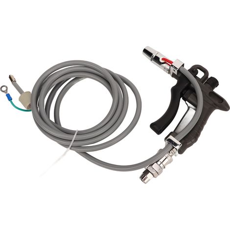 Pistolet à air ionisant antistatique plasma portable pour assemblage électronique 0.2-0.8Mpa en acier inoxydable et PVC (1/5)