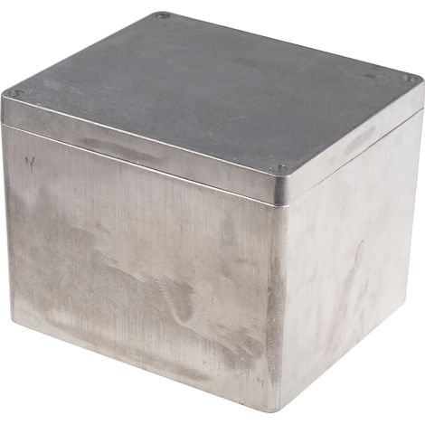 Boîtier RS PRO en Fonte d'aluminium, 200 x 230 x 180mm, Argent IP66 ( Prix pour 1 ) (1/2)