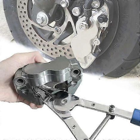 Pince d'extraction de piston de frein pour étrier de frein de moto, pince de verrouillage universelle pour moto, quad, genou et tibia ( ) (1/5)
