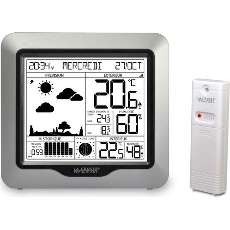 La Crosse Technology Stazione meteo WS6823-SIL, argento