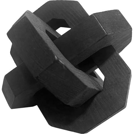 Nœud en bois - Chaînes - style bohème rustique sculpté à la main pour (1/5)