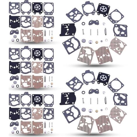 Set of 5 carburetor diaphragm repair kits for Stihl lawnmowers FS36 FS40 FS44 FS72 FS74 FS75 FS76 FS80 FS81 FS85 FS86 (1/5)