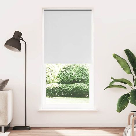 Store occultant à enrouleur 84,4 x 230 cm, largeur du tissu 80 cm, blanc (1/5)