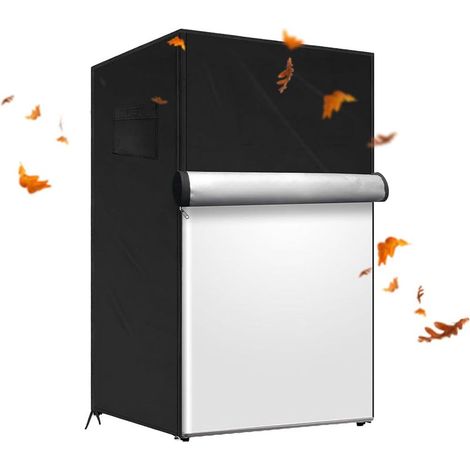 Housse de Frigo Compacte,Housse Protectrice Réfrigérateur à Boissons Housse Étanche Anti-UV avec Fermeture Éclair pour Pique-nique Cuisine Appartements (1/5)