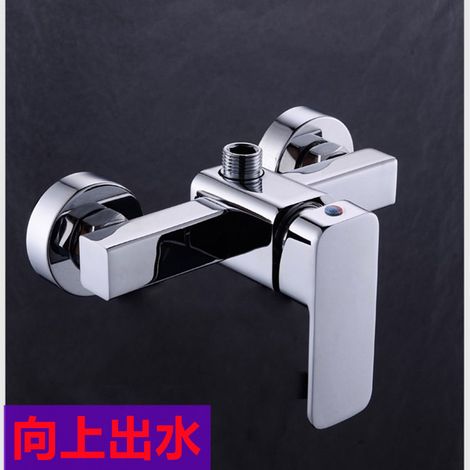 Genesis City Export Zinc Alloy Pressure-Boosting Shower Head, Temperature-Controlled Faucet, and Shower Mixer Valve Set - Alloy Model with Accessories [Upward Water Flow]