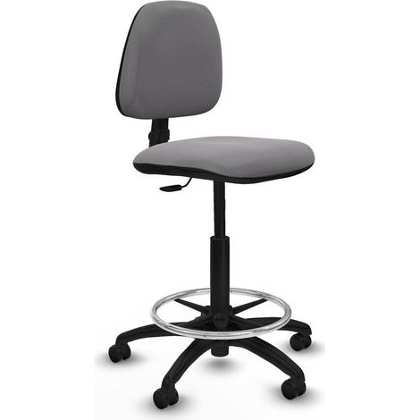 Isso Bürostuhl Schwarz mit Höhenverstellbarem Rückenlehne (1/3)