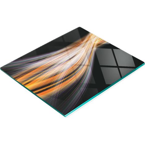 Tabla de cocina de vidrio templado con gr谩ficos de arte abstracto 60x52 cm (1/5)
