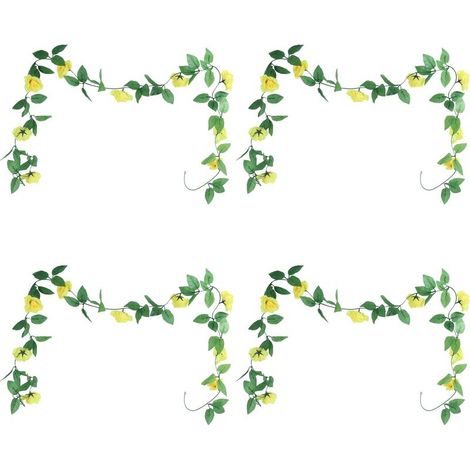 Set mit 4 künstlichen Rosen zum Selberbinden, farbenfrohe Dekoblumen für Hochzeiten, Partys und als Wohndekoration (1/4)