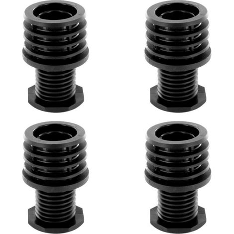 Cyclingcolors – Lot de 4 embouts rentrants ronds 30 mm – Ajustables avec vis intégrée – Pour pieds de meubles, chaises, étagères et tables