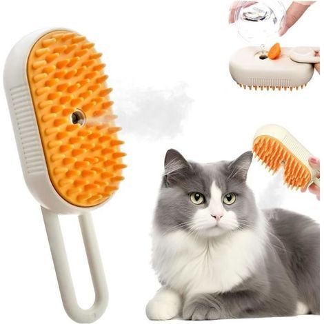 Dampfbürste mit Borsten – 3-in-1-Dampfbürste – Dampfreinigung – Massage – Ergonomisch (1/3)