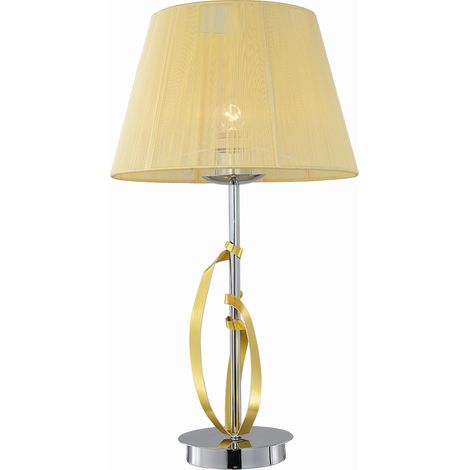 Lampada da tavolo Candellux Diva 41-55071 cromo/oro (1/2)
