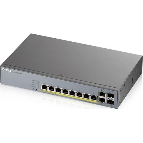 HUB Switch puertos 10 ZYXEL GS1350-12HP-EU0101F Gigabit Ethernet (1/5)
